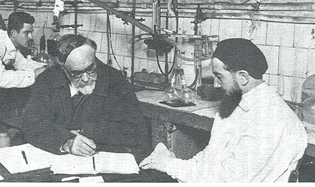 Moureu et Dufraisse en 1923