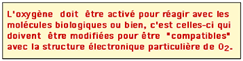 activation de l'oxygène